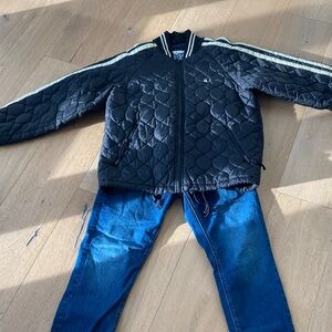 Vintage 90’s Black Quilted Women's Jacket